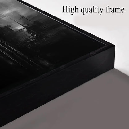 Abstract Painting Canvas Wall Art Living Room Black Wall Decor for Bedrom Home Office Decor Large