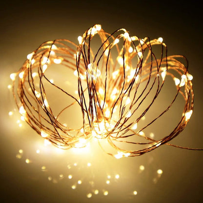 Led Fairy Lights Battery Operated, 1 Pack Mini Battery Powered Copper Wire Starry Fairy Lights for