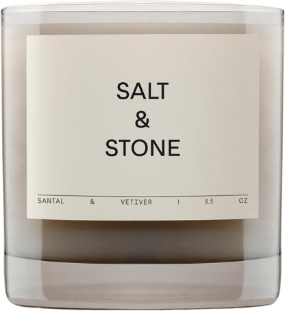 SALT & STONE Scented Candle for Women & Men | Hand-Poured, Aromatic & Fragrant | Coconut & Soy