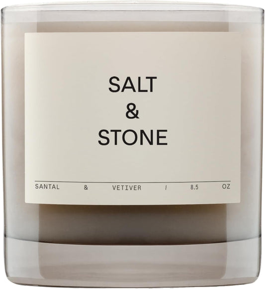 SALT & STONE Scented Candle for Women & Men | Hand-Poured, Aromatic & Fragrant | Coconut & Soy