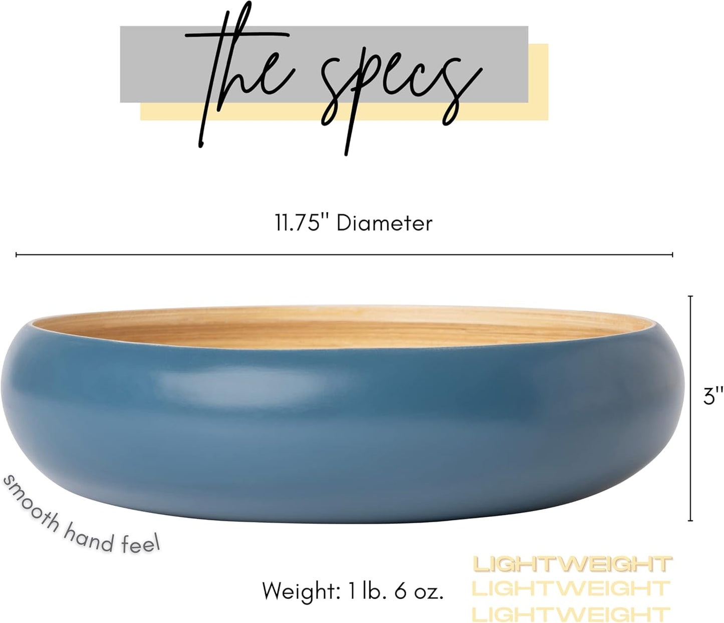 Fruit Bowl For Kitchen Counter, Decorative Bowl, Large Serving Bowl Or Fruit Basket For Kitchen