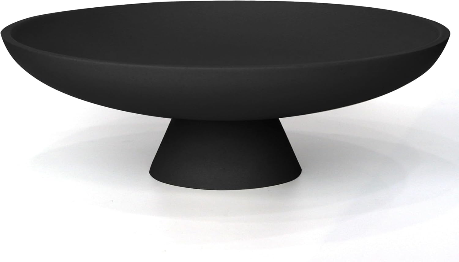 Modern Resin Pedestal Decorative Bowl, Large Fruit Bowl for Kitchen Counter, Stylish Key Bowl for