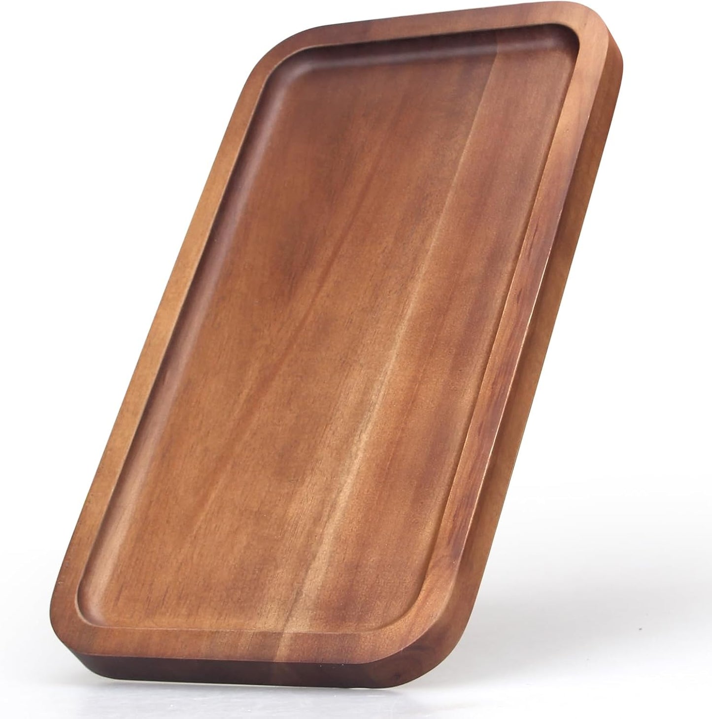 Small Wooden Platters Rectangle Long Charcuterie Boards Acacia Wood Serving Trays Home Decor Cheese