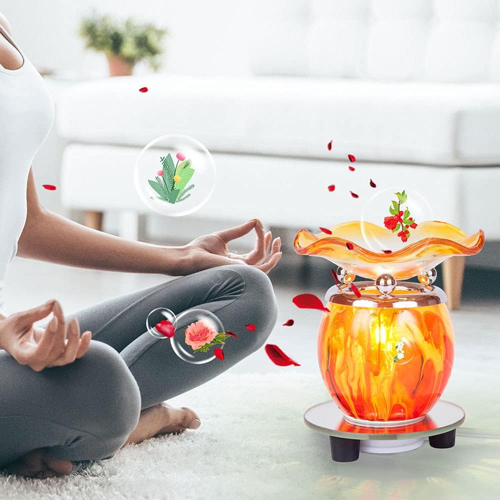 HUNANBANG Electric Oil Melt Warmer Electric Wax Melt Warmer Wax Melter Fragrance Oil Warmer