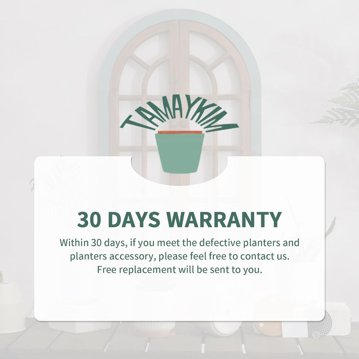 TAMAYKIM 4 Inch Ceramic Plant Pots with Drainage Holes, Modern Flower Planter with Saucer for