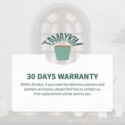 TAMAYKIM 4 Inch Ceramic Plant Pots with Drainage Holes, Modern Flower Planter with Saucer for