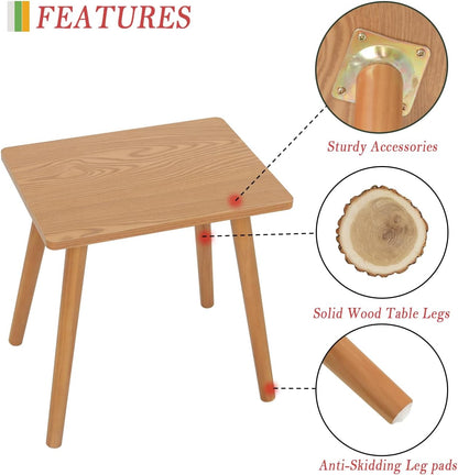 AWASEN Mid Century Modern Side Table, Small End for Living Room Bedroom Office Small Spaces, Modern