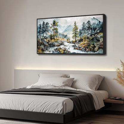 PHAOHUAXM Large Wall Art For Bedroom Wall Decor For Living Room Office Decoration Rivulet View