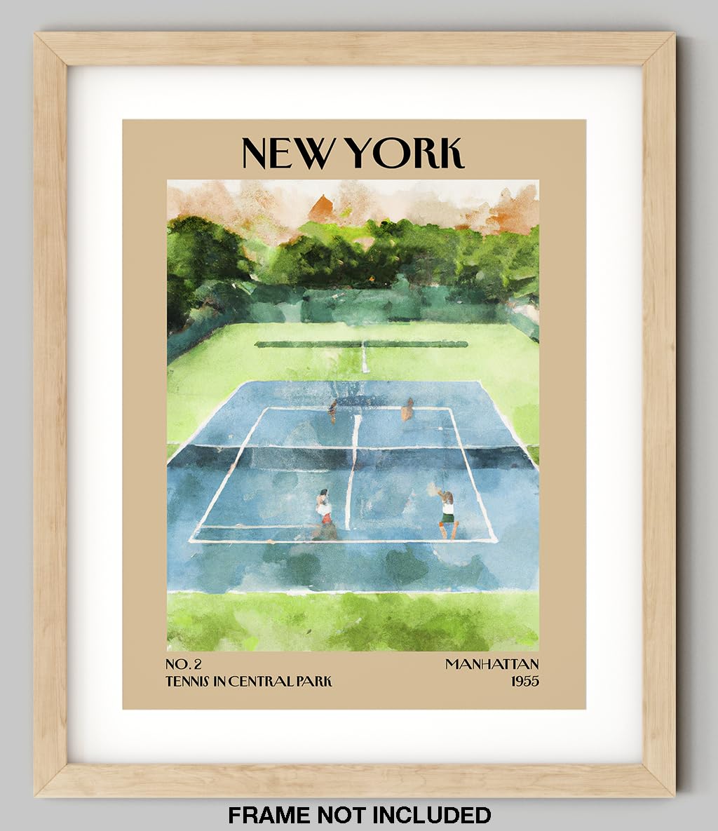 Retro Vintage New York Wall Art Print - 11x14 Unframed Poster - New York City Souvenirs, Cute
