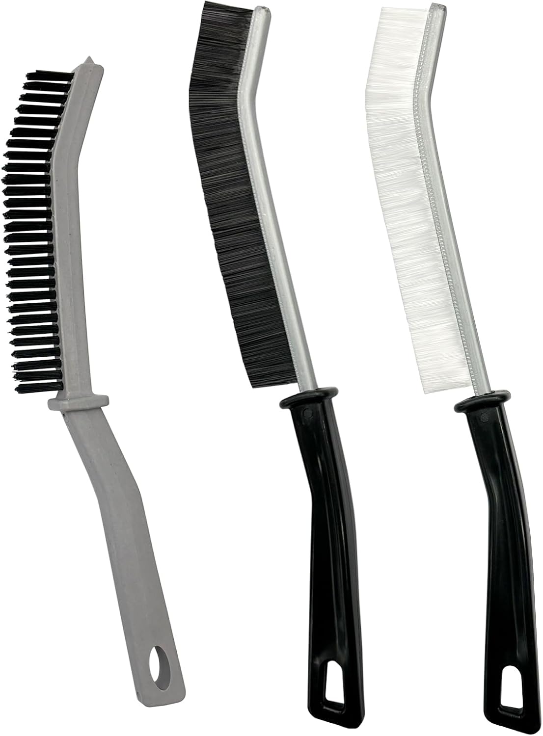 3 Pcs Cleaning Brushes for Household - Crevice Brush for Scrub Small Spaces, Toilet Cleaning Tool