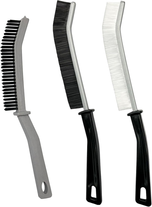 3 Pcs Cleaning Brushes for Household - Crevice Brush for Scrub Small Spaces, Toilet Cleaning Tool