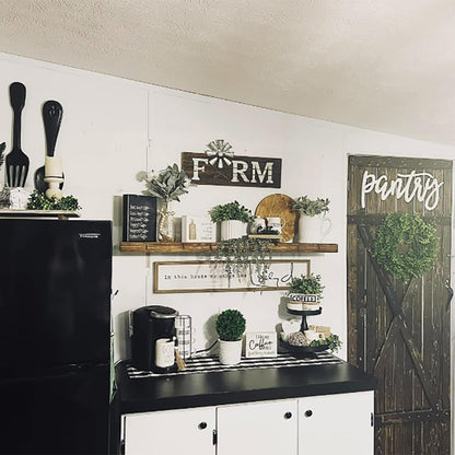 joelsantiques - 60 Inch Wooden Floating Shelves for Wall - 60x9x2 in - Made of Natural Wood - Long