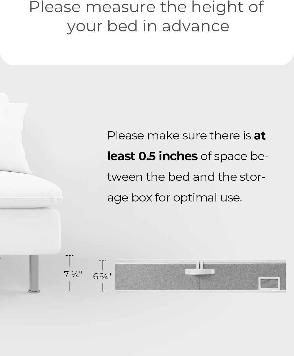 StorageWorks Extra Large Under Bed Storage Containers with Handles and Label Holder, 2 Pack
