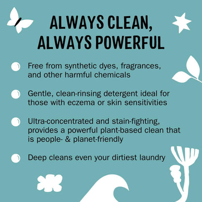 Molly's Suds Liquid Laundry Detergent | Clean Laundry Detergent Soap for Sensitive Skin | 2x