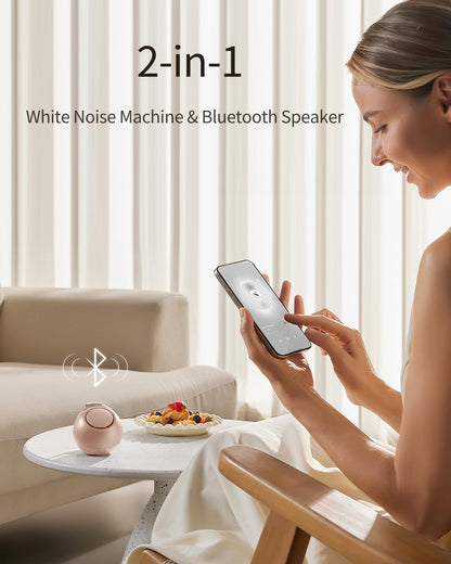 2025 Mom's Choice Awards, Portable Sound Machine for Baby Adult, AI Cry Detection, 18 Soothing