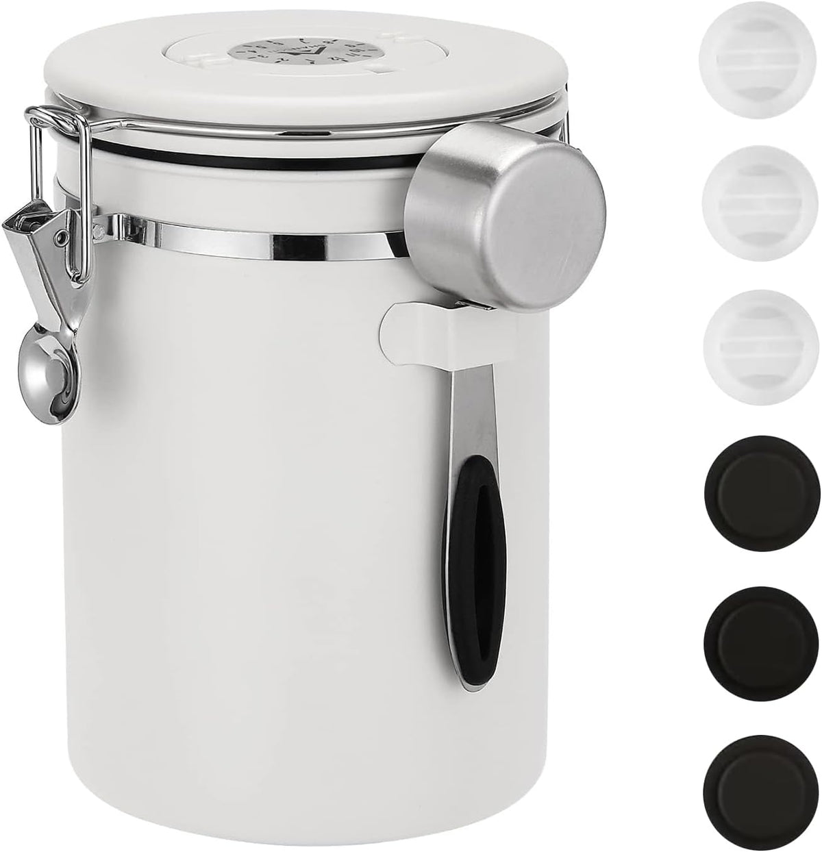 ShanSon Coffee Canister Airtight Coffee Container Stainless Steel Coffee Bean Storage Container