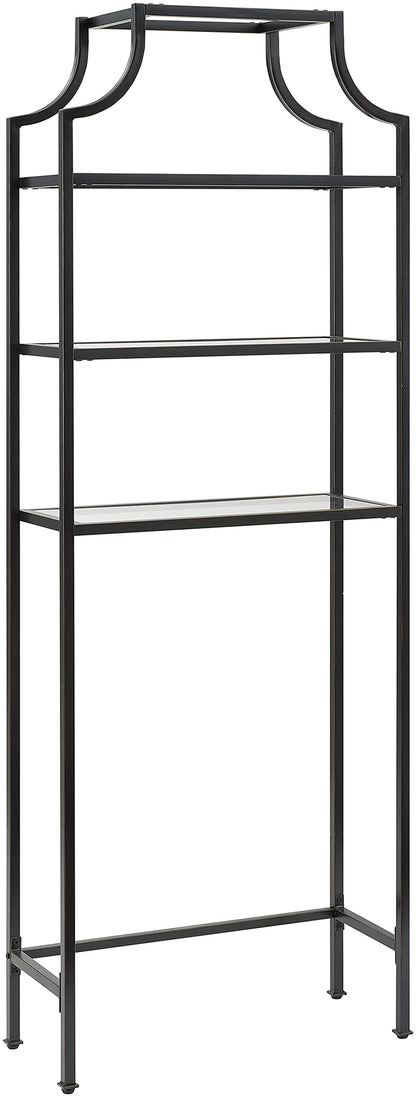 Crosley Furniture Aimee Over The Toilet Storage and Bathroom Organizer with Shelves, Oil Rubbed
