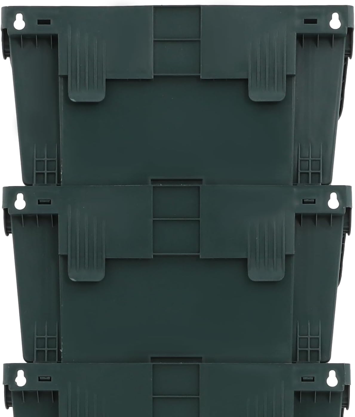 18 Pots Self-Watering Vertical Wall Planter, 39.4”L x 39.4”H Stackable Plastic Wall-Mounted Plant