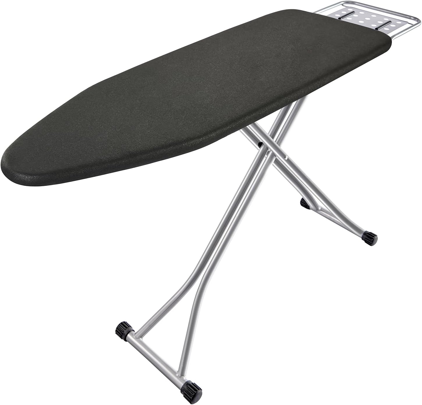 Ironing Board, Heat Resistant Cover Iron Board with Steam Rest, Non-Slip Foldable Ironing Stand.