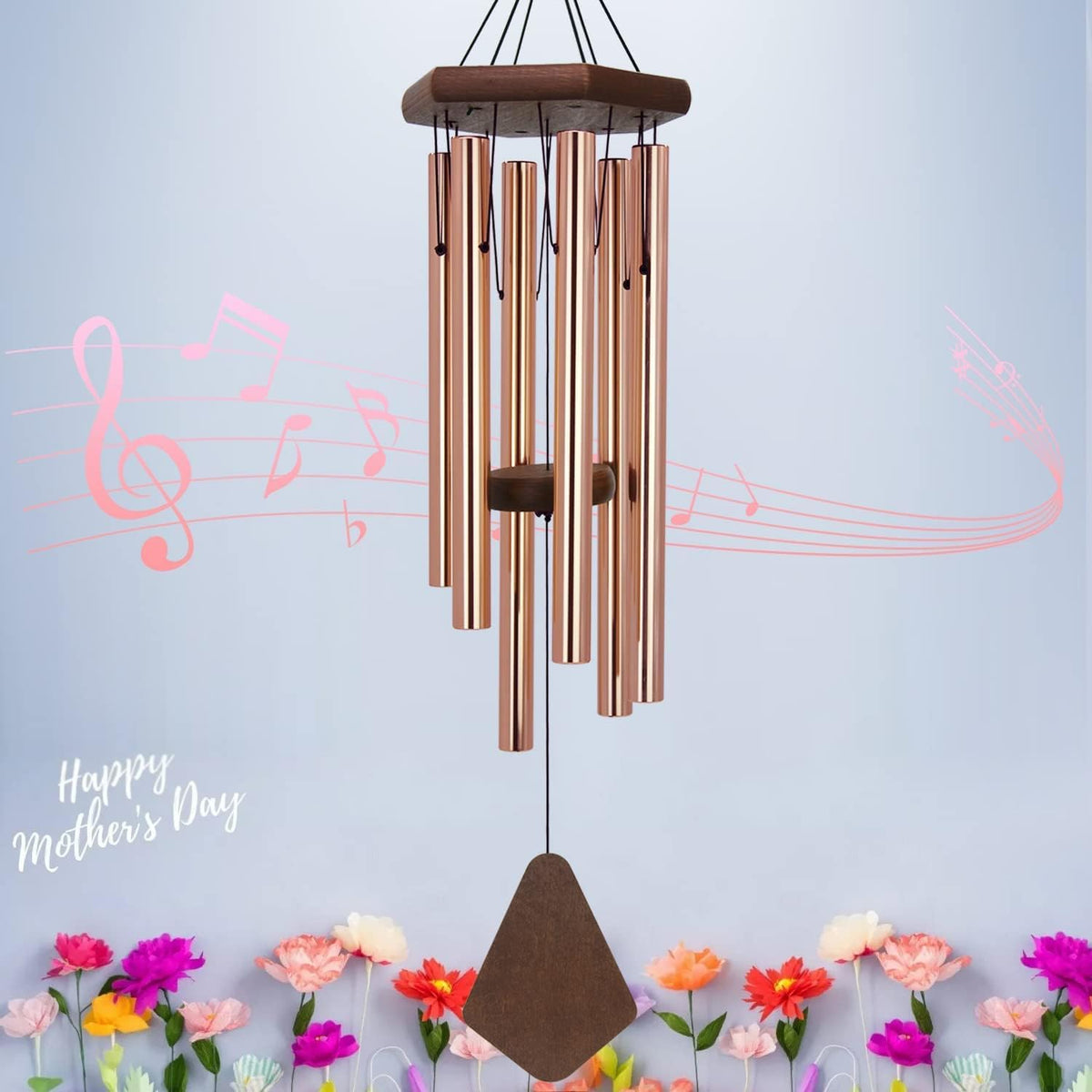 Memorial Wind Chimes for Outside, Wind Chime Outdoor Deep Tone, Sympathy Wind-Chime Personalized