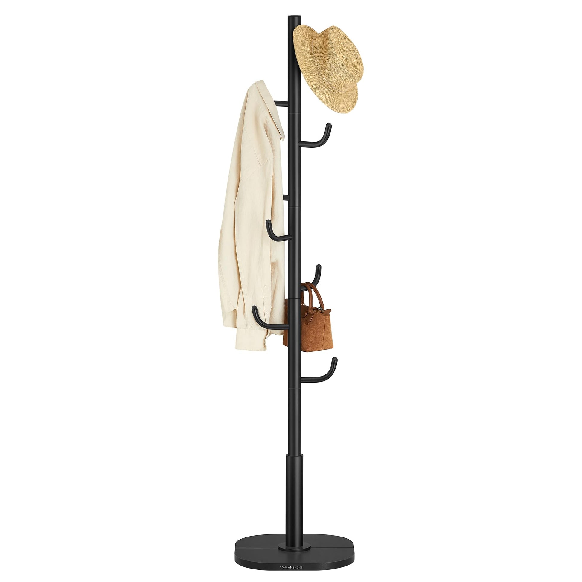 SONGMICS Coat Rack, Cactus-Shaped, 8 Sturdy Hooks, 69 Inches Tall