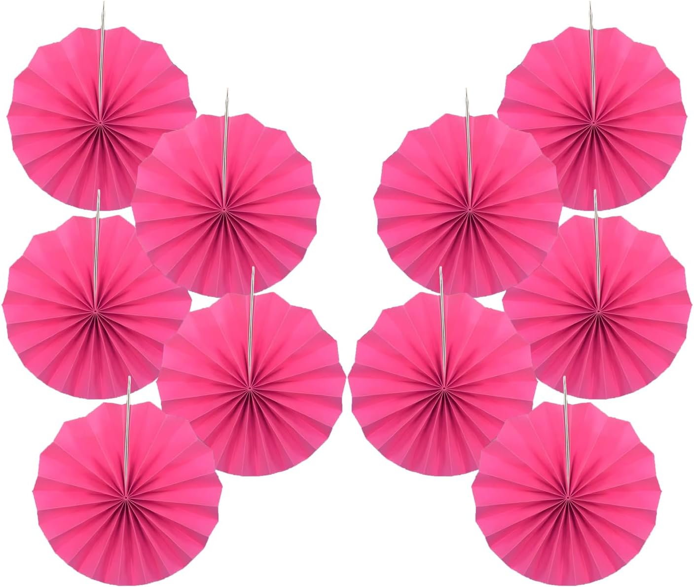 Red Graduation Party Decor,Girls Party Decorations ,Party Supplies Party Fans 8in, Anniversary