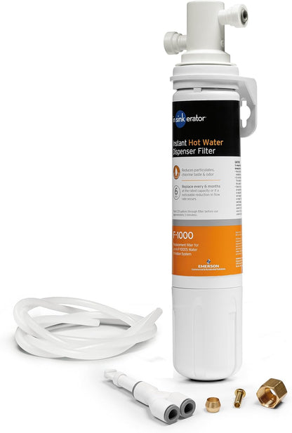 InSinkErator HOT250 Instant Hot and Cold Water Dispenser System & F-1000S Standard Under Sink Water