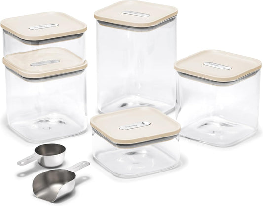 Caraway 14-Piece Glass Airtight Food Storage Containers with Lids – Non-Toxic, BPA-Free Kitchen