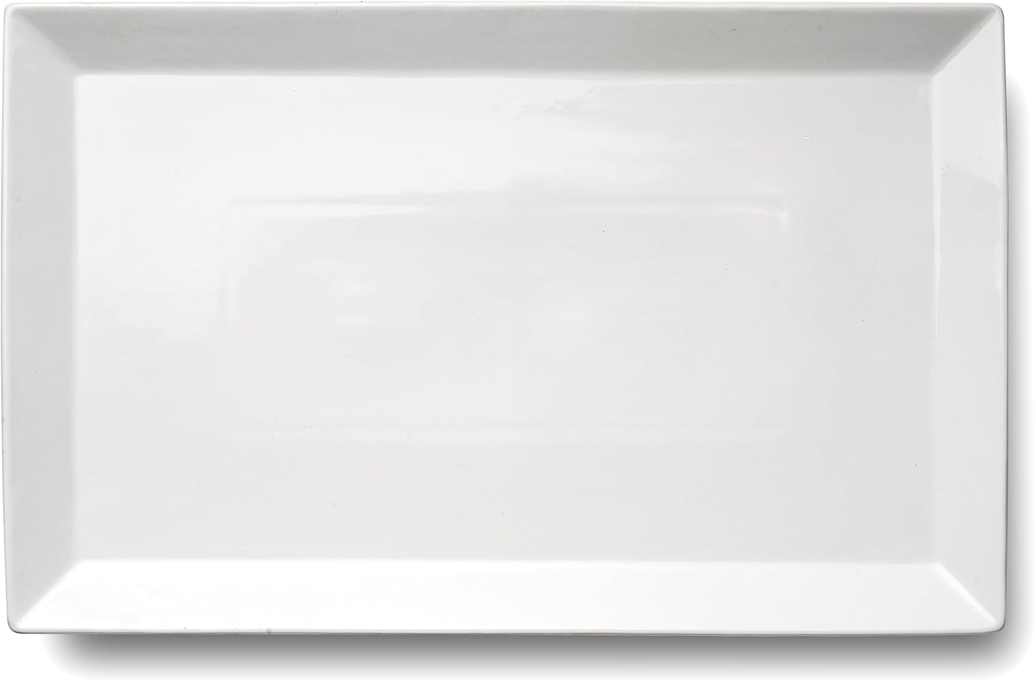 MIECOO Large Serving Platter, 18.5" x 11.5" White Serving Tray, Rectangular Porcelain Plate for