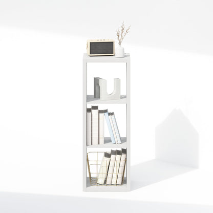 Furinno Cubic Extra Thick 3-Cube Closet Organizers and Storage, White