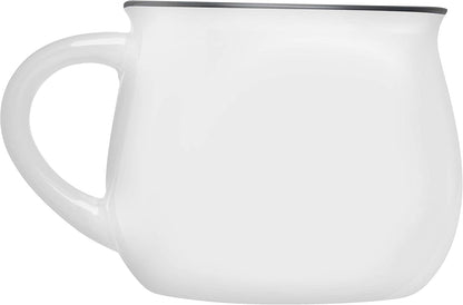 DISCOUNT PROMOS Glazed Campfire Coffee Mugs 12 oz. Set of 10, Bulk Pack - Perfect for Coffee, Tea