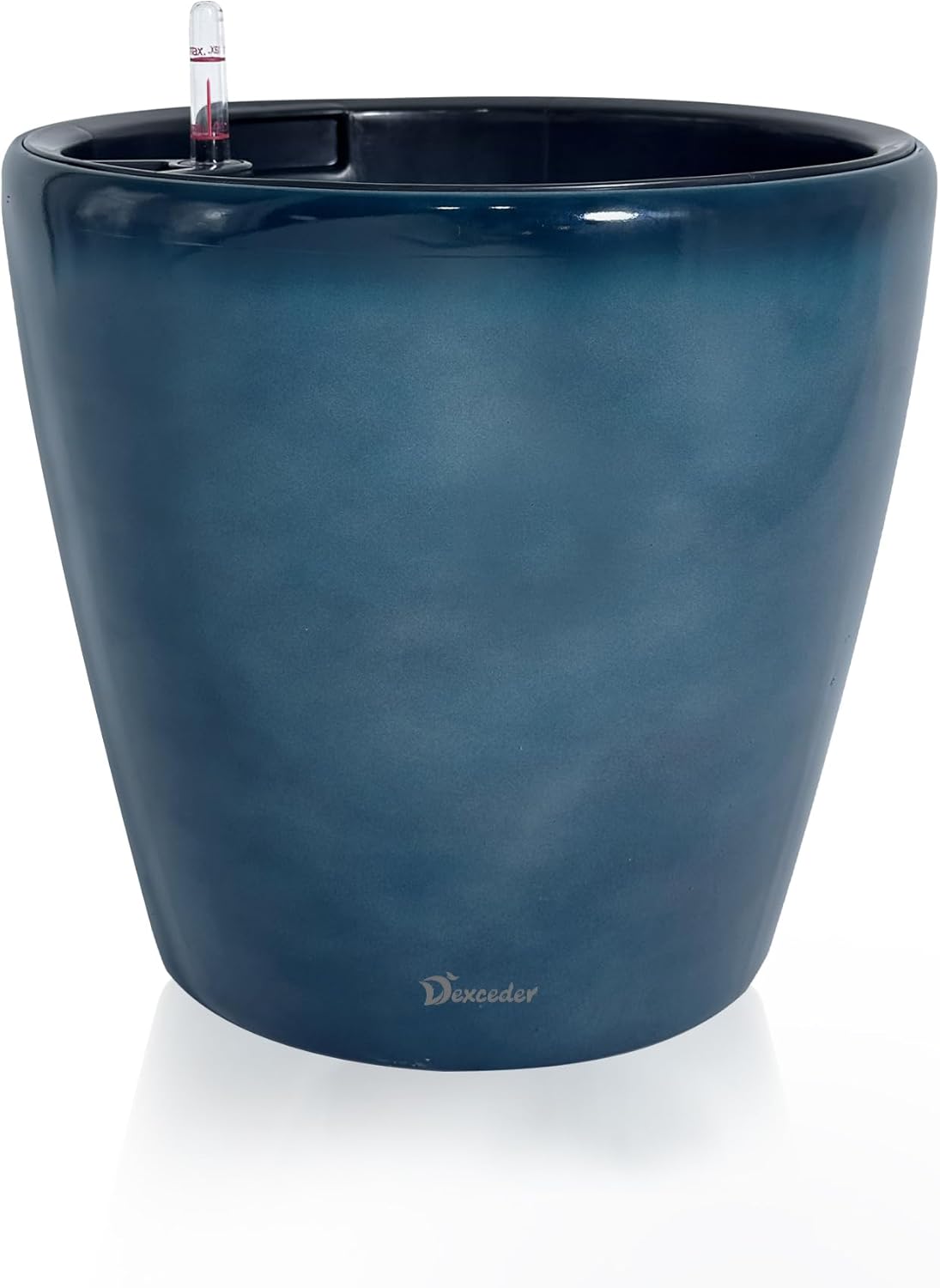 Dexceder 15x14 Self Watering Planter with Wheels Indoor Outdoor, Inner Pot Design, Thickened Large