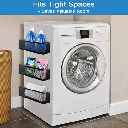 Picowe Magnetic Laundry Organizer, Extra Large Magnet Basket for Laundry Room,16.5lb Capacity