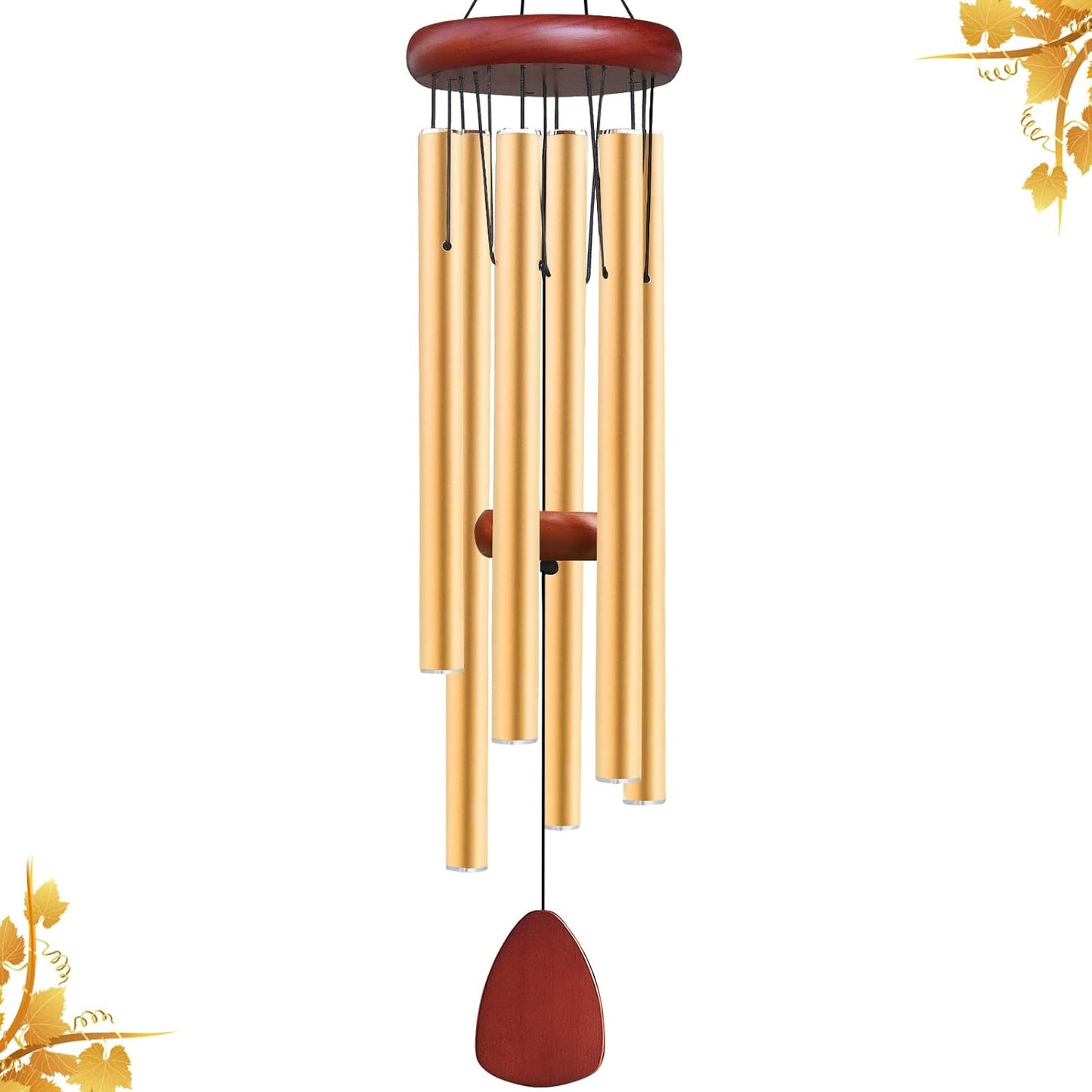 Large Aluminium Wind Chimes Outside, Soothing Melodic Memorial Sympathy Wind Chime, Suitable