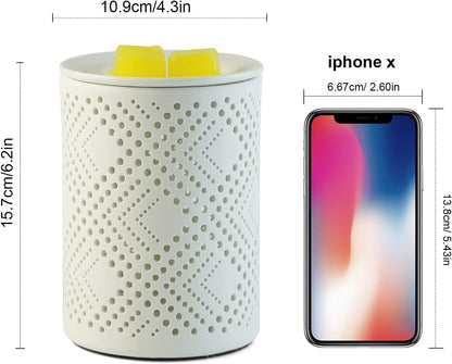 PALANCHY Wax Melt Warmer Ceramic Oil Burner Electric Candle Wax Warmer Burner Melter Fragrance
