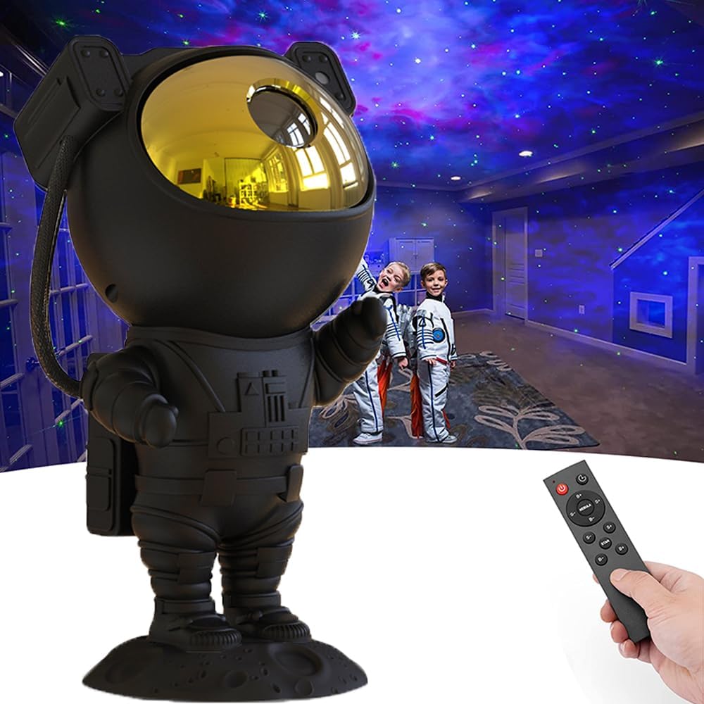 SFOUR Astronaut Galaxy Projector Night Light，Lights for Bedroom,Kids Room Decor Aesthetic