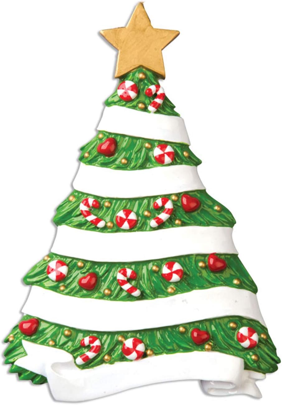 Personalized Grandparents Ornament 2024 by Elves - First Christmas Family Tree Gift for Grandma and