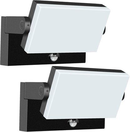 40W LED Wall Pack Lights Outdoor Motion Sensor,360 °Rotation 5000K 6000K 4000K Selectable Exterior