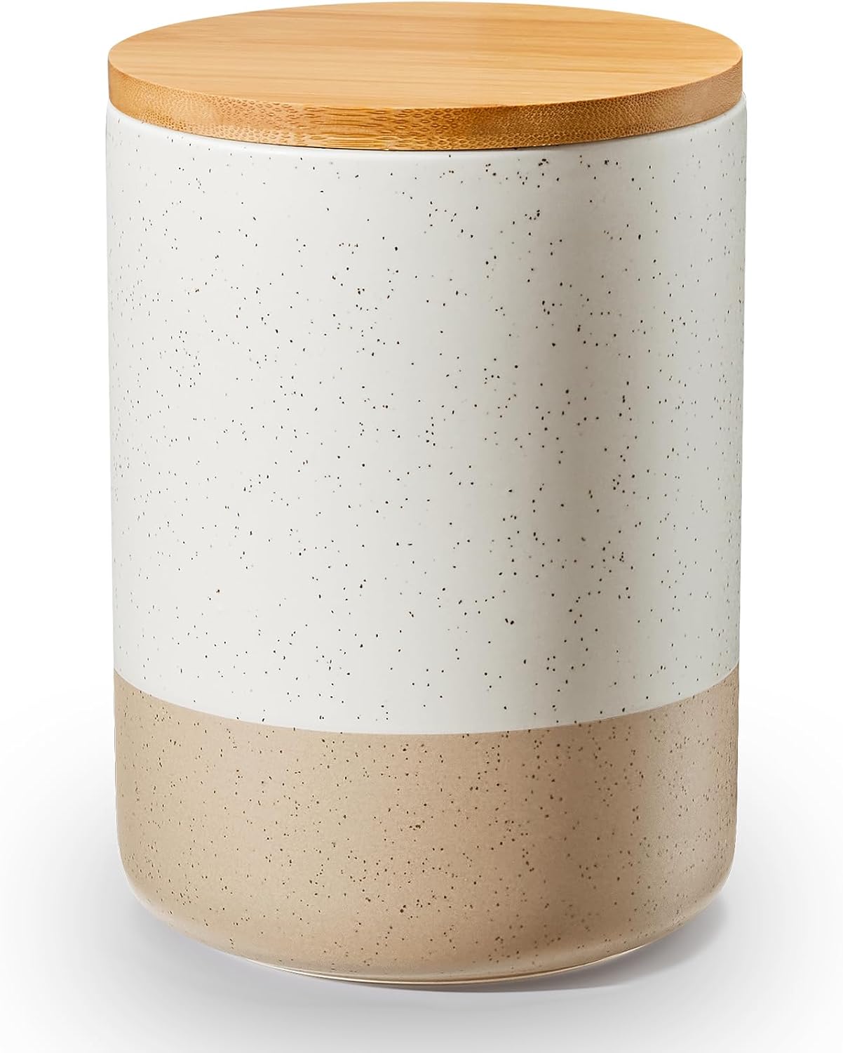 Yangbaga Canister Sets for Kitchen Counter, 80 OZ Large Ceramic Food Storage Jars with Airtight