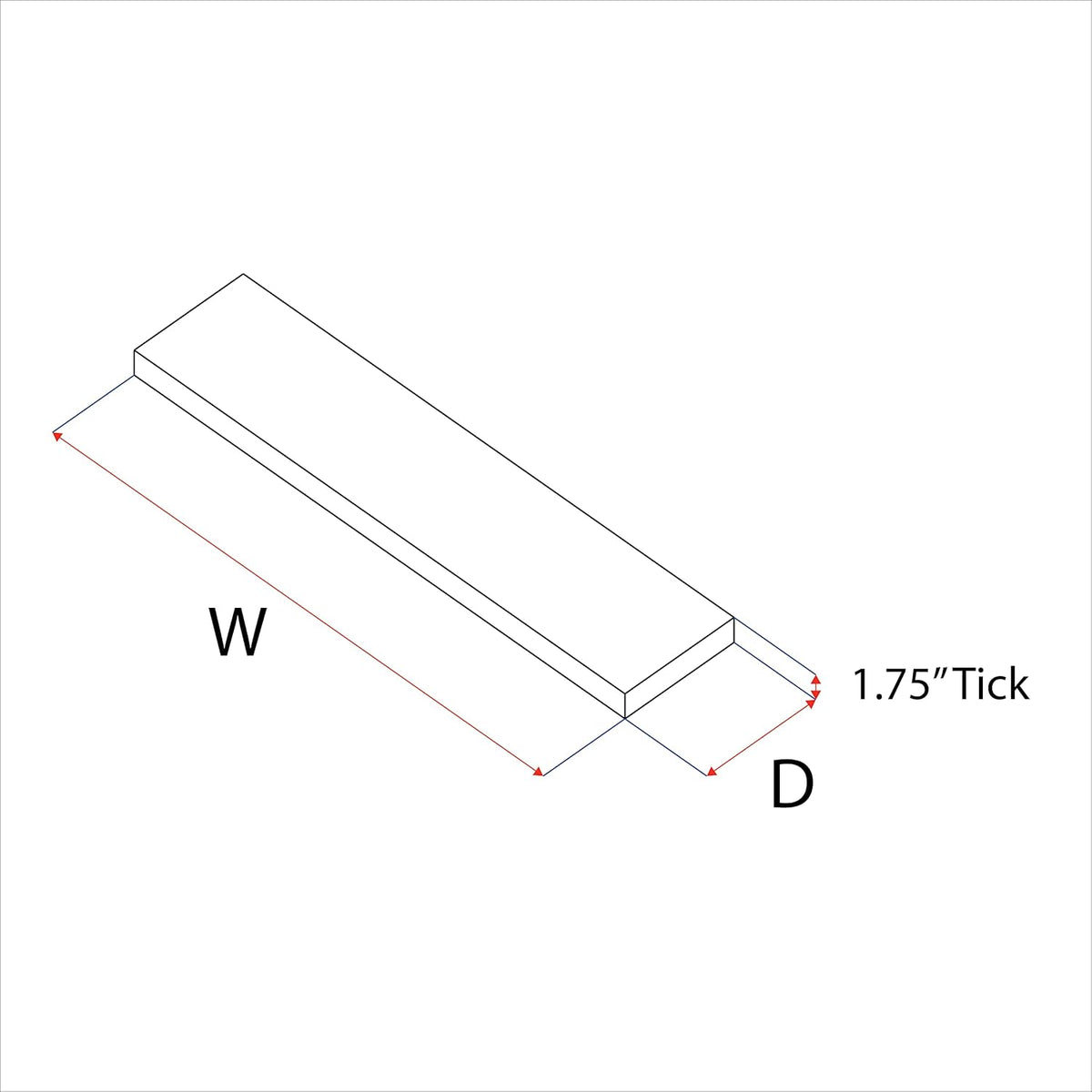 URBANDI, Rustic Floating Shelves, Set of 2, Hidden Bracket, Solid Wood, Heavy Duty, Wall Mounted