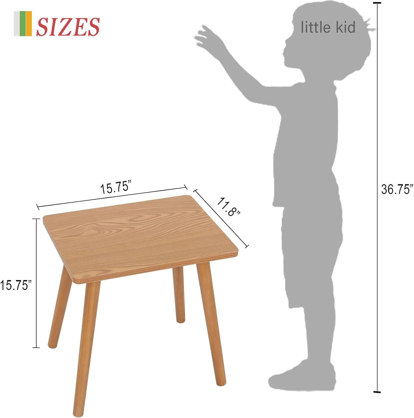 AWASEN Mid Century Modern Side Table, Small End for Living Room Bedroom Office Small Spaces, Modern