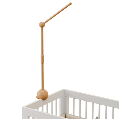 Baby Crib Mobile Arm,32.5 Inch Crib Mobile Stand,Wooden Mobile Arm for Crib（2 Modes