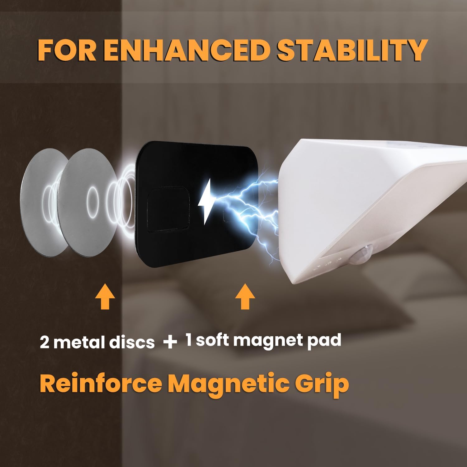 Motion Sensor Light Indoor Rechargeable, Battery Night Light 2000mAh, Motion Activated Night Lights