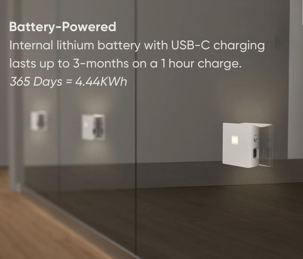WYZE Rechargeable Night Lights with Dusk to Dawn & Motion Sensors, Warm & Soft White Stair Lights