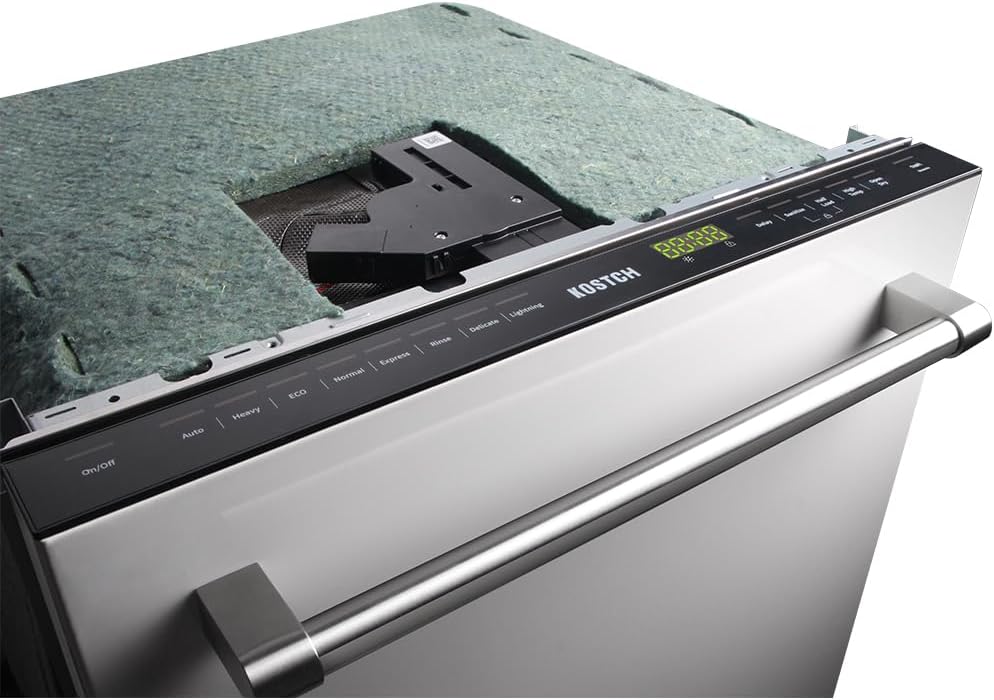 Large Capacity 24 inch Top Control Built-In Dishwasher with Third Rack ??ENERGY STAR Certified