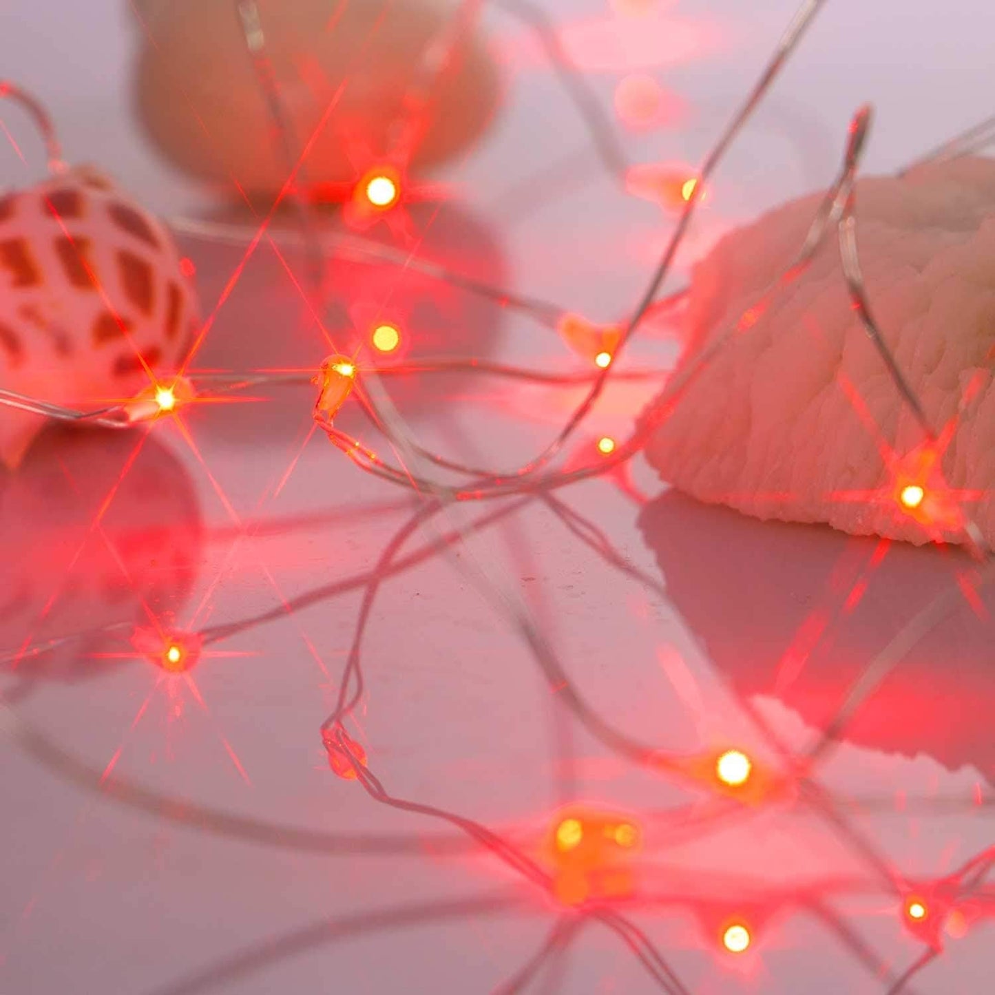 Led Fairy Lights Battery Operated, 1 Pack Mini Battery Powered Copper Wire Starry Fairy Lights for