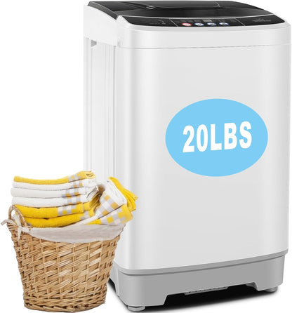 20Lbs Portable Washing Machine Nictemaw Portable Washer, 2.8 Cu.ft Washer and Dryer Combo with