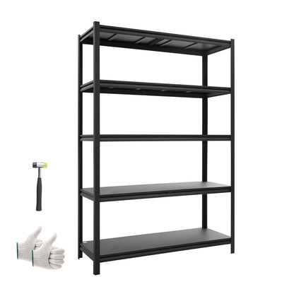 VEVOR Storage Shelves, 5-Tier Adjustable, 2500 lbs Capacity, Heavy Duty Garage Storage Shelving