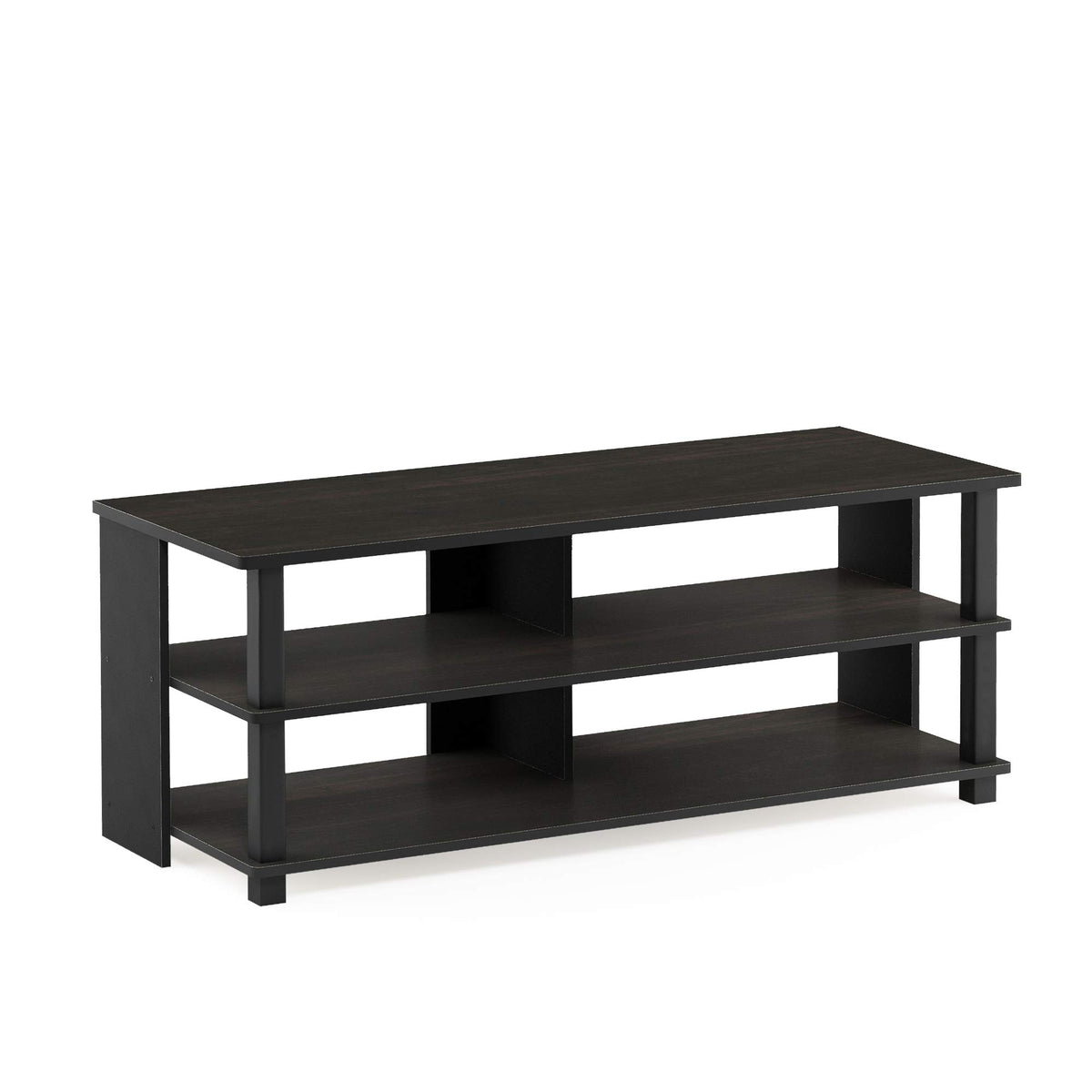 Furinno Turn-N-Tube Shoe Rack, 3-Tier Shoe Organizer, Compact Shoe Storage with Open Shelves, 15.5