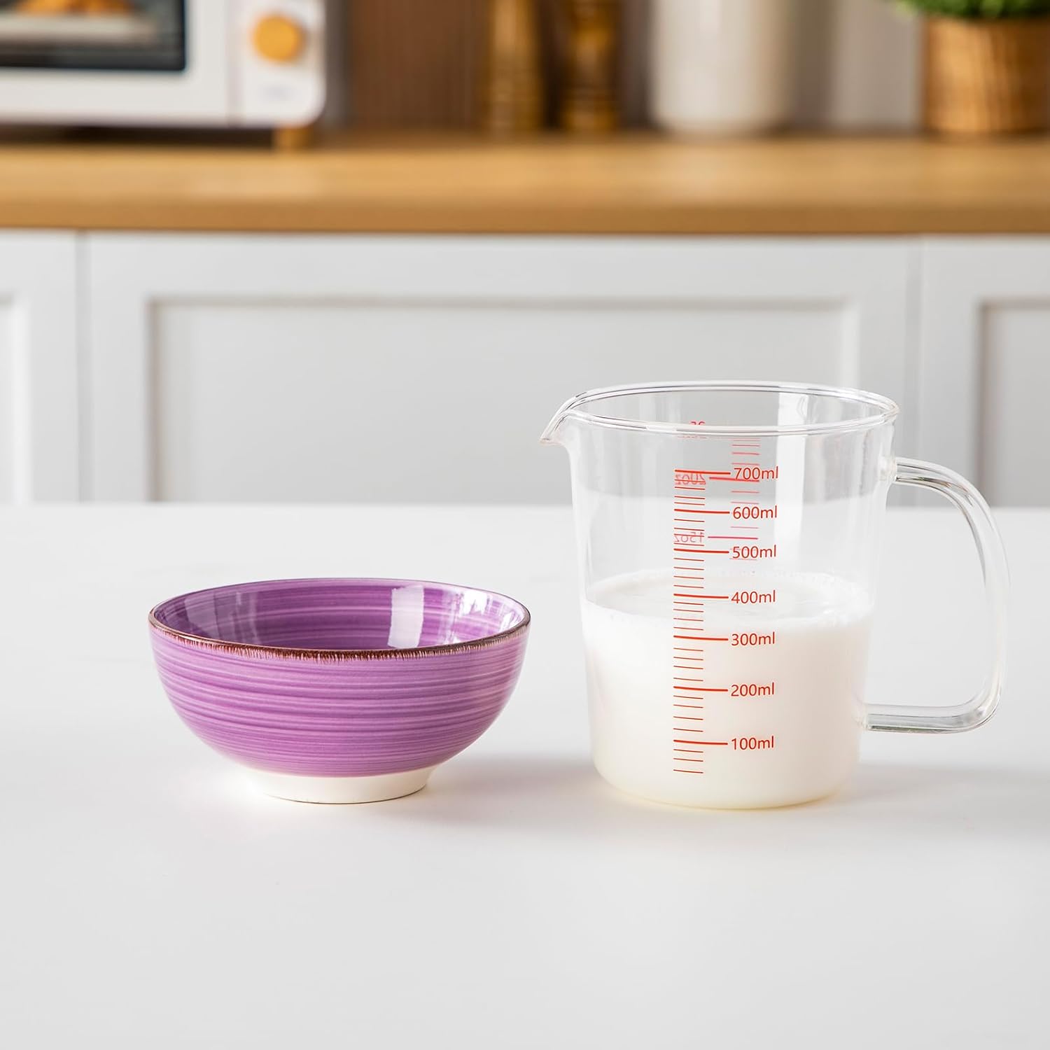vancasso Bonita 12 Oz Small Bowls Set of 6, Ceramic Mini Dessert & Dipping Dishes, 5" Kids Bowls